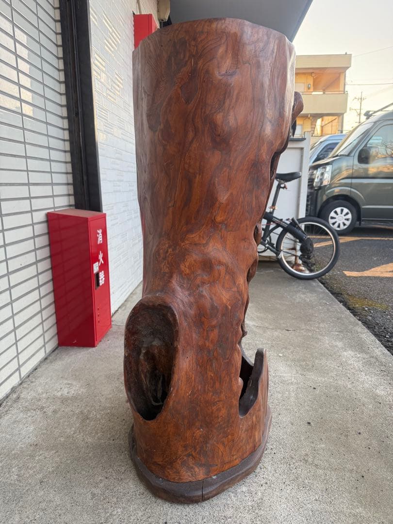 木製彫刻 神様像 大きめ