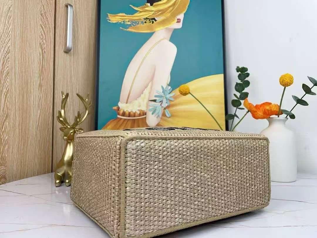 LOEWE 米色 編み込み トートバッグ