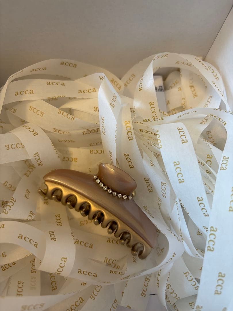 acca ニューコラーナクリップMサイズ　ベージュ系