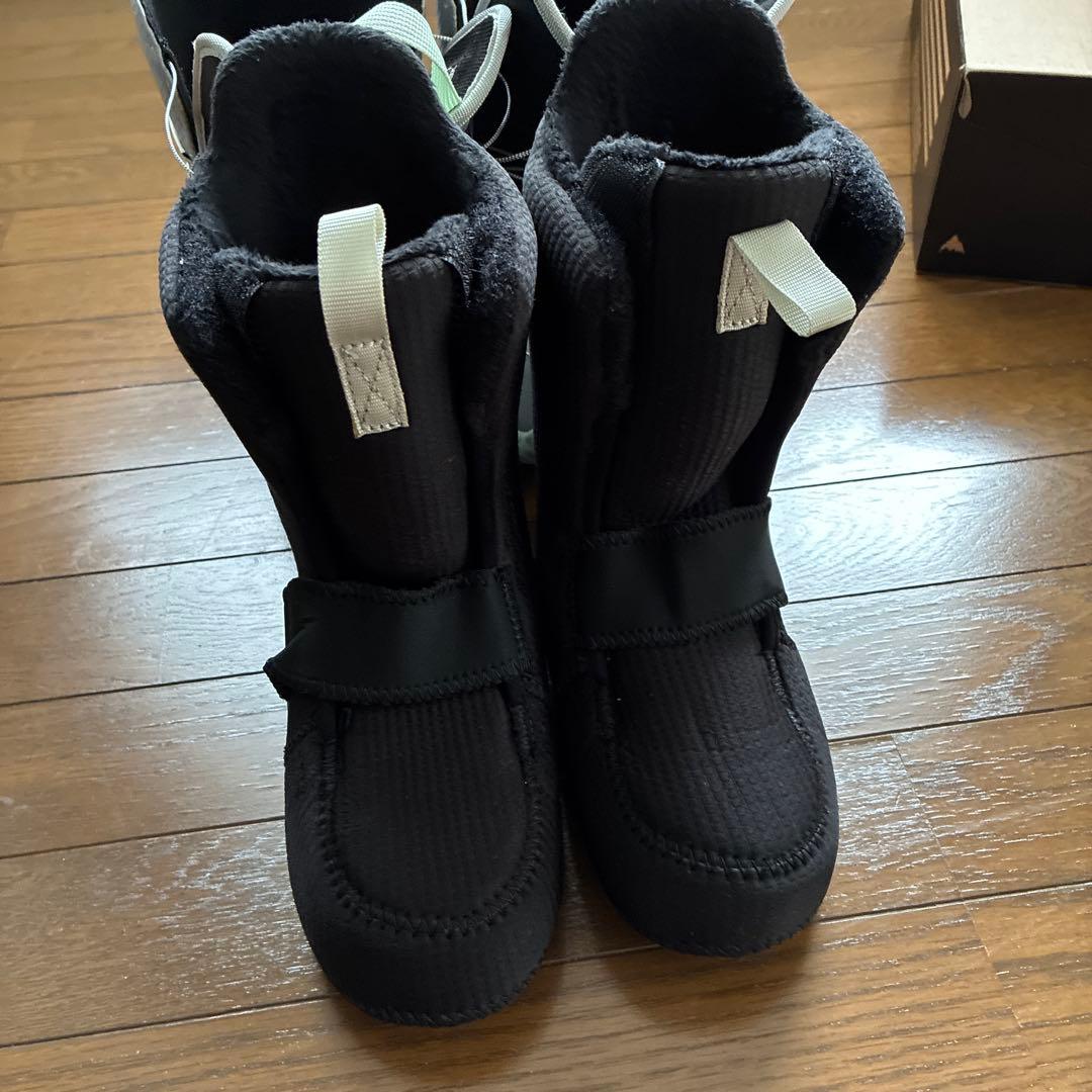 burton ZIPLINE 子ども用　スノーボードブーツ グレー