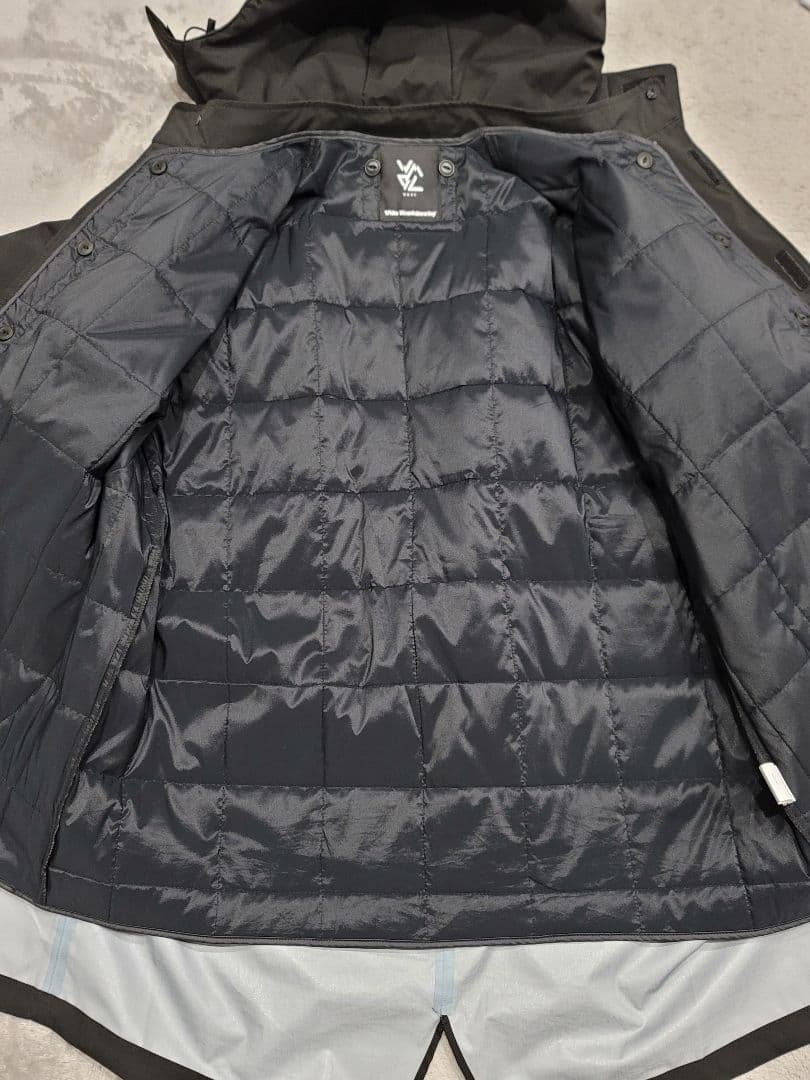 【未使用】White Mountaineering × KIU　モッズコート　黒