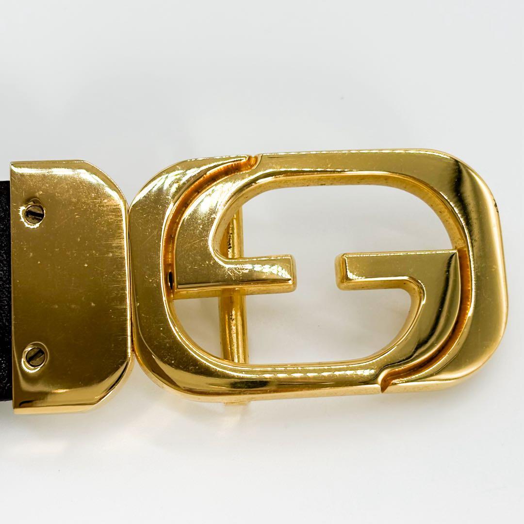 ♡美品♡ GUCCI GG柄 インターロッキング リバーシブルベルト