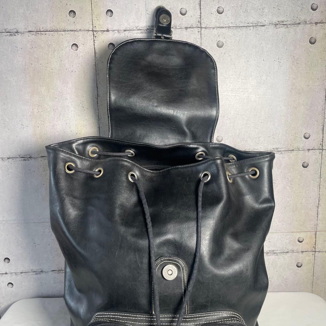 にゃん子商店☆。ハーレーダビッドソン　レザー　巾着　リュック　バックパック