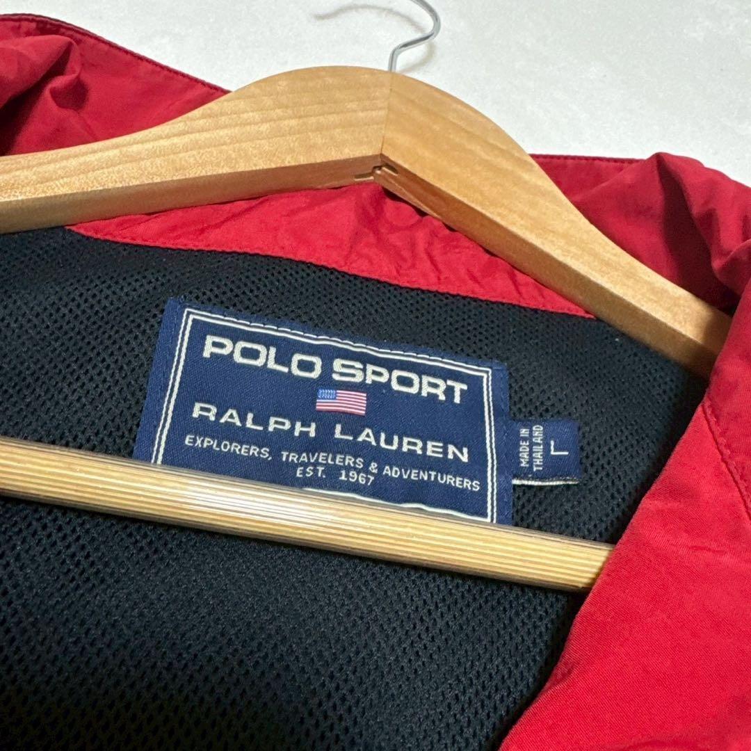 良品✨ ポロスポーツラルフローレン　ナイロンジャケット　90s　ブラック　L
