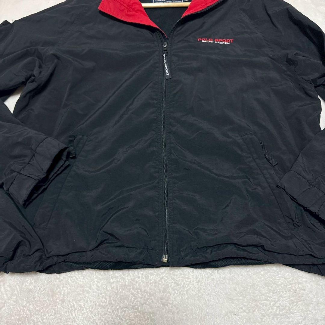 良品✨ ポロスポーツラルフローレン　ナイロンジャケット　90s　ブラック　L
