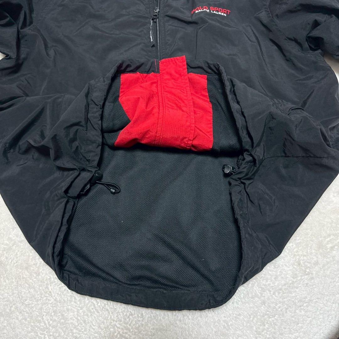 良品✨ ポロスポーツラルフローレン　ナイロンジャケット　90s　ブラック　L