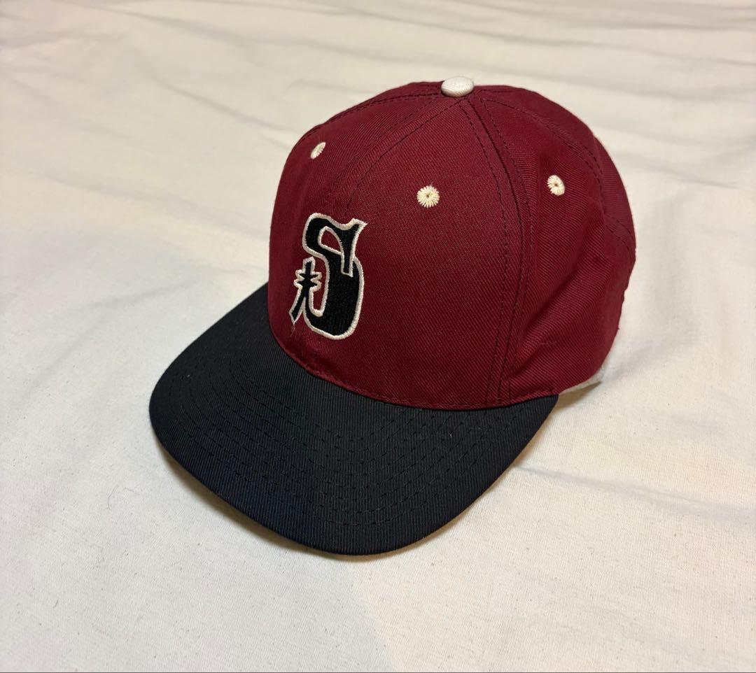 90s stussy old S logo cap vintage 白タグ OG