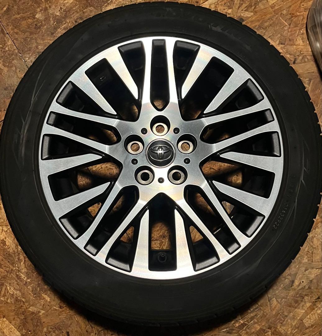 ヴェルファイア30前期18インチ純正アルミ夏タイヤホイールセットZGエディション