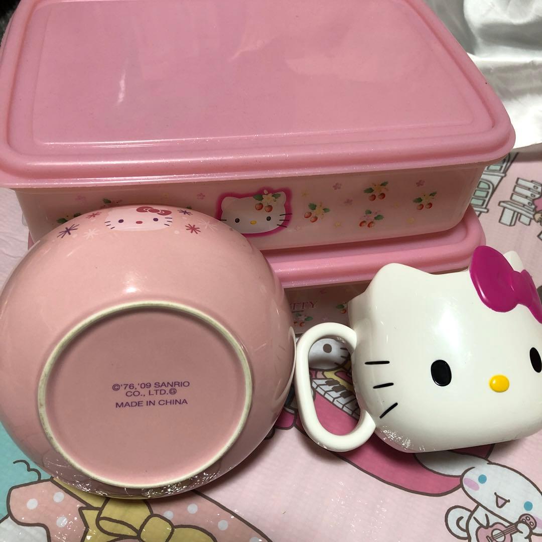 ハローキティ 食器セットまとめ売り10点セット