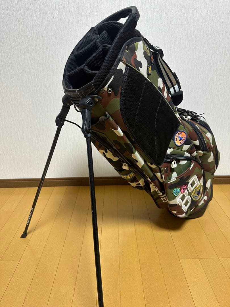 PEARLY GATES 迷彩 ワッペン　スタンドキャディーバック　完売モデル