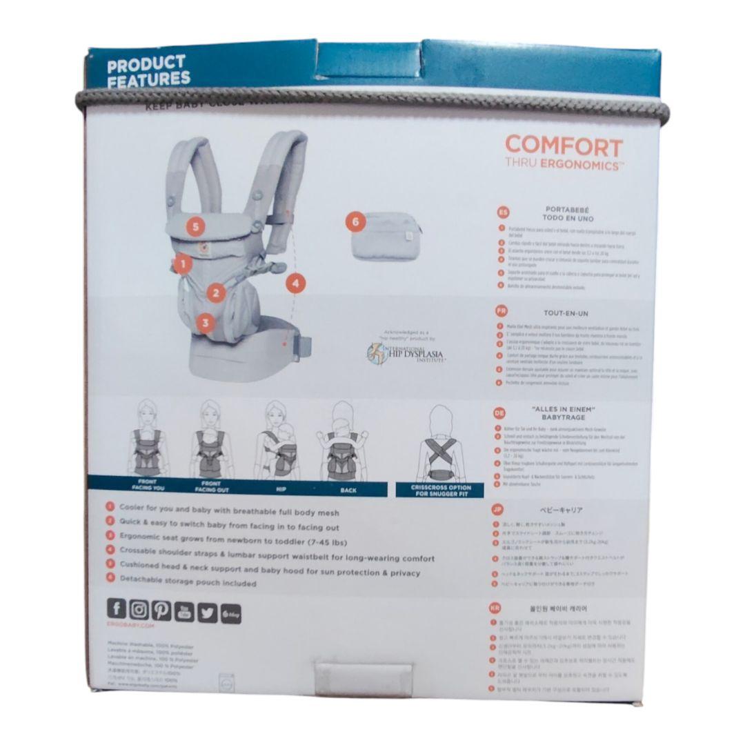 新品未使用◆エルゴ クールエアメッシュ Omni 360 抱っこ紐 パールグレー