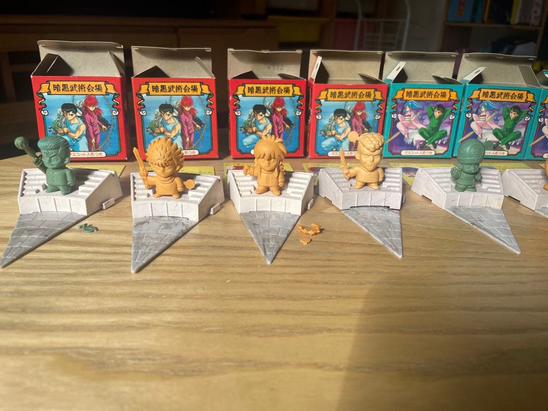 森永チョコスナック 幽遊白書 暗黒武術会場 消しゴムフィギュア