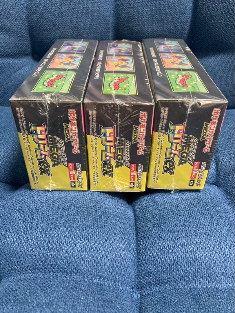 ポケモンカードゲーム MEGA ドリームEX 3BOXシュリンク付き