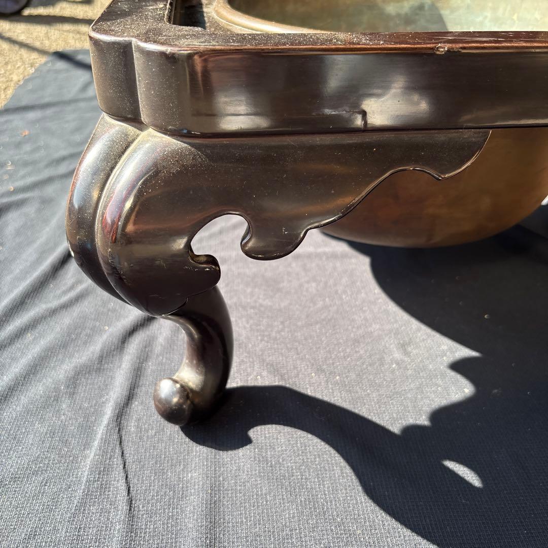 火鉢 年代物　昭和レトロ(D-391 )