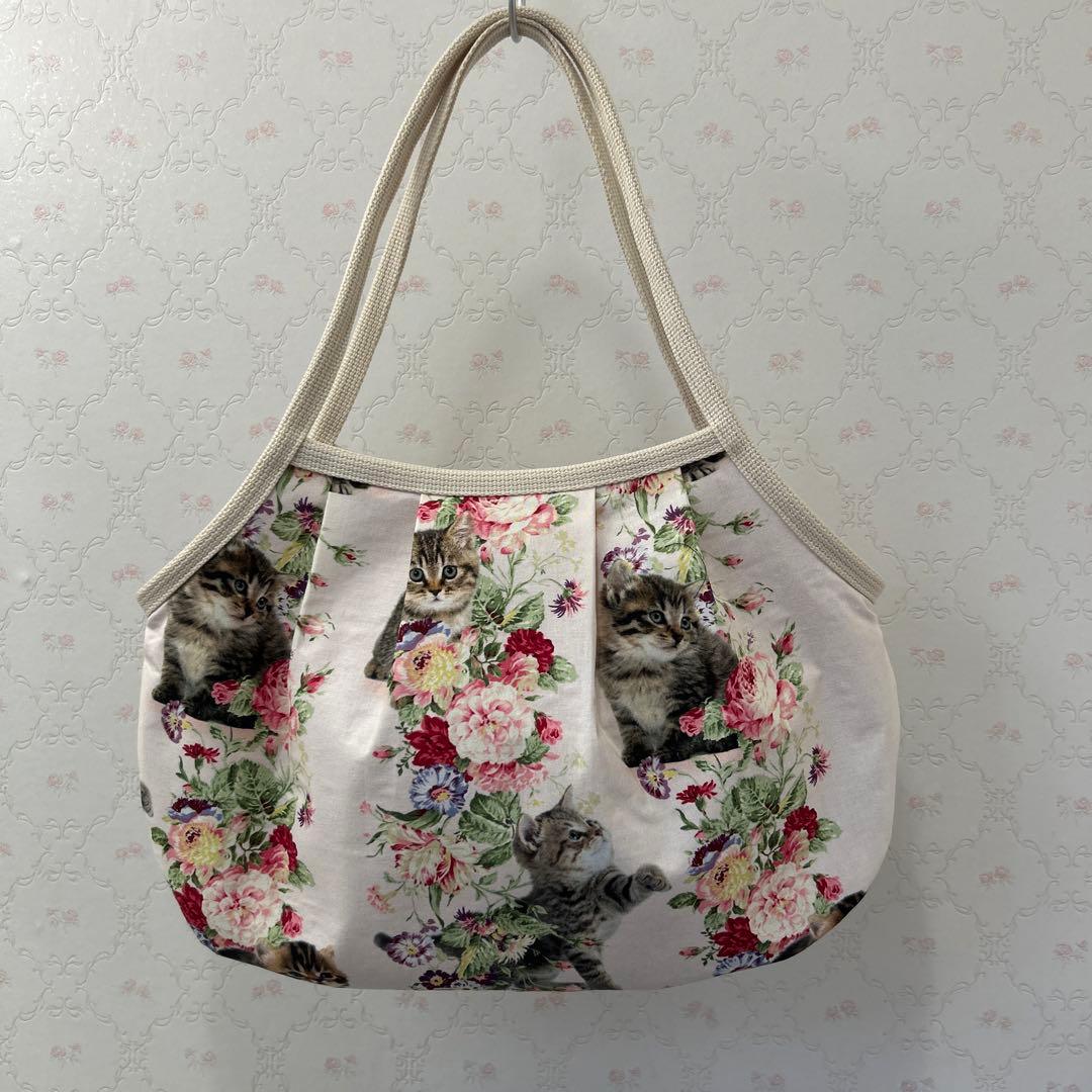 専用です　キャスキッドソン　薔薇　グラニーバックLサイズ ハンドメイド