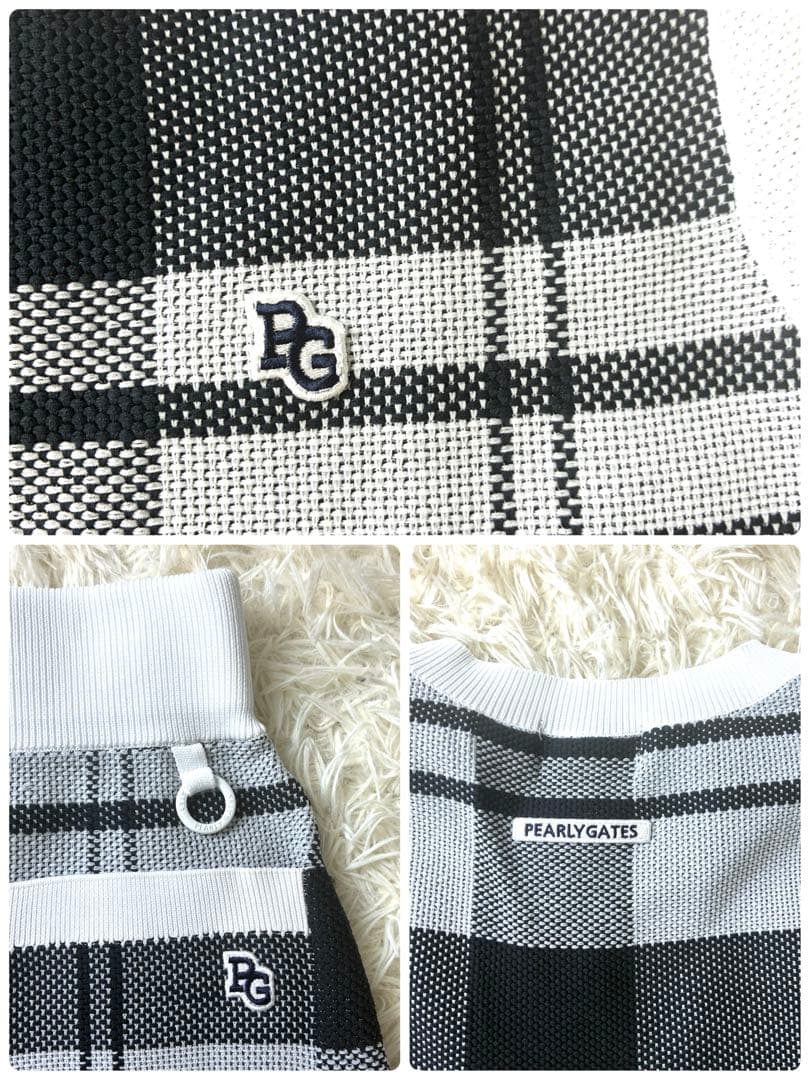 パーリーゲイツ 秋冬 レディース ゴルフウェア セットアップ チェック Sサイズ