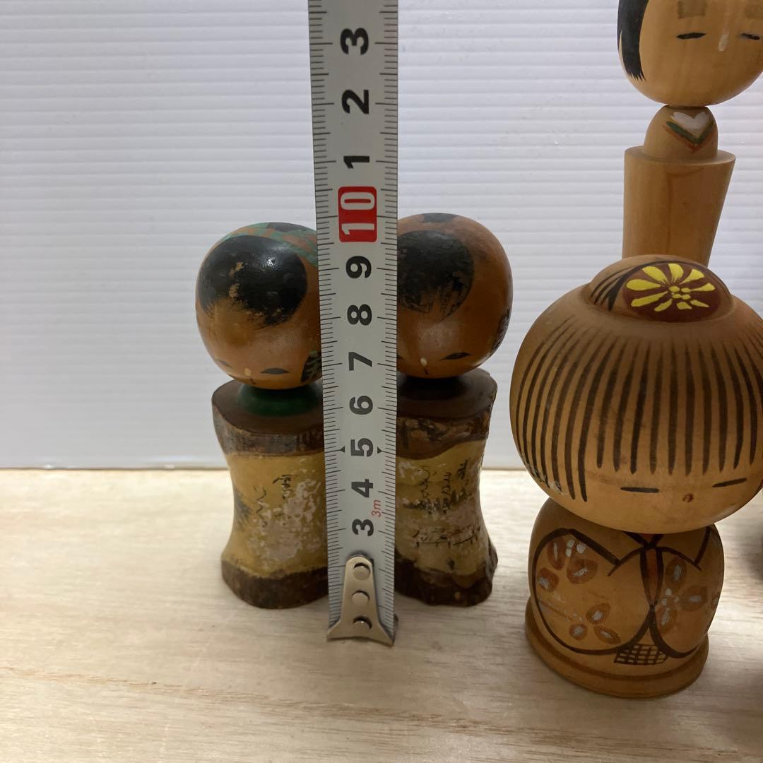 E-壁 伝統工芸品 こけし 創作こけし まとめ売り 7点セット 民芸品