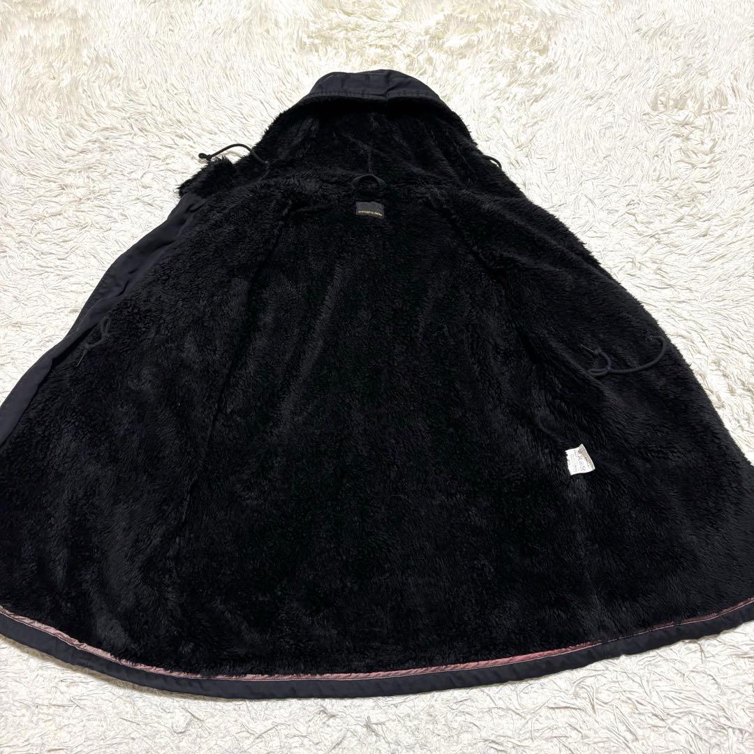 ヒステリックグラマー　モッズコート　ヒスガール　袖ロゴ　裏地ボア