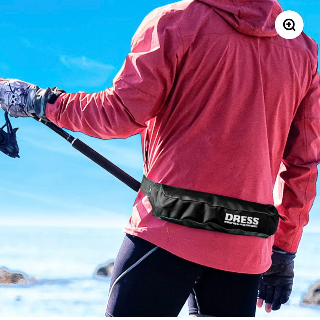 DRESS 自動膨張式ライフジャケット　ウエストタイプ　ブラック