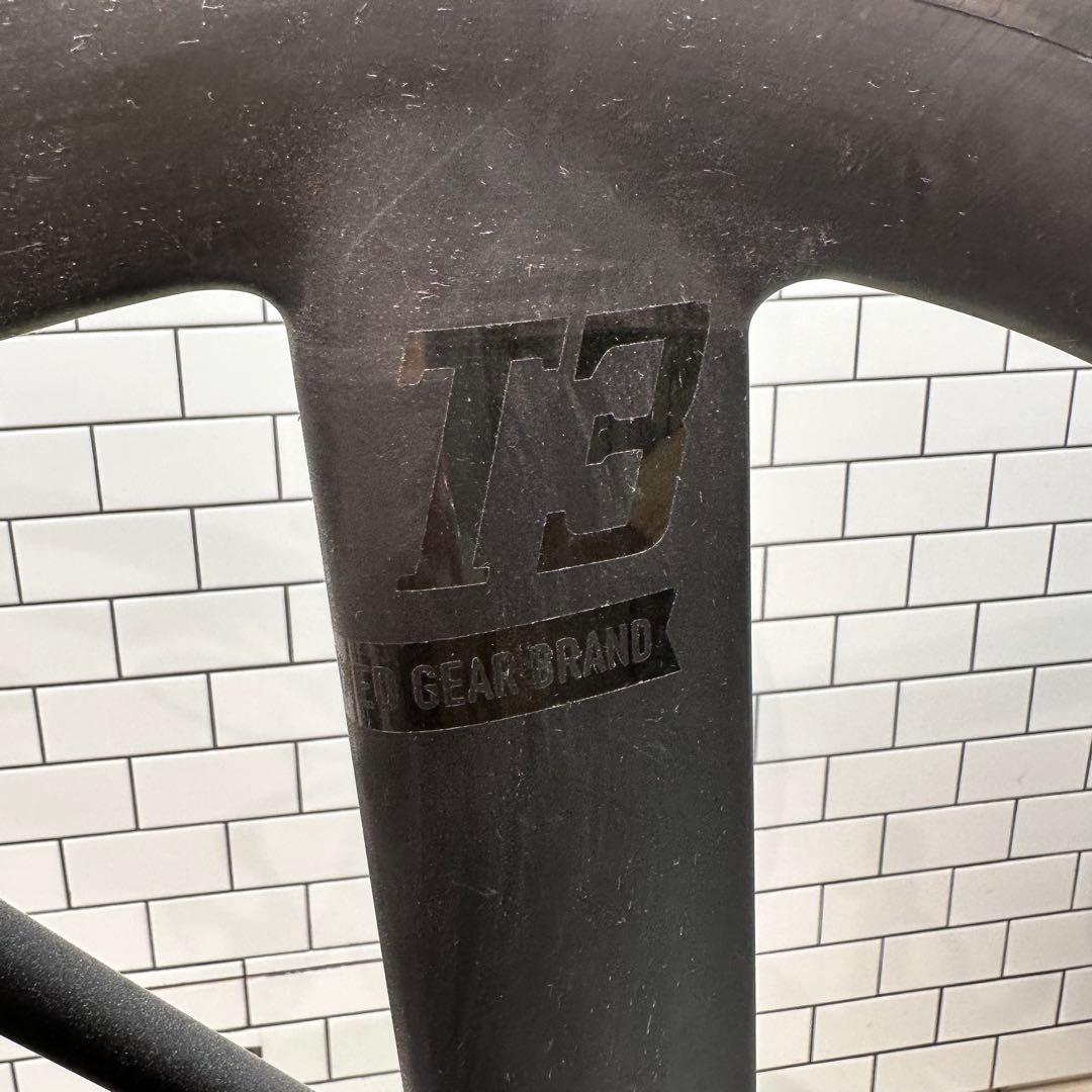 LEADER 735 マットブラックT3 GEAR BRAND ピストバイク