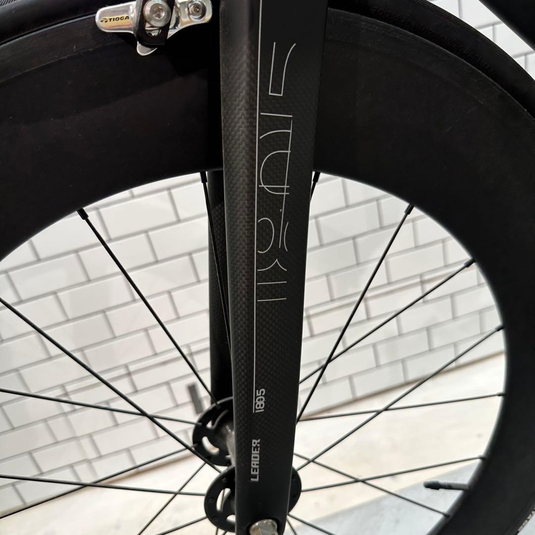 LEADER 735 マットブラックT3 GEAR BRAND ピストバイク