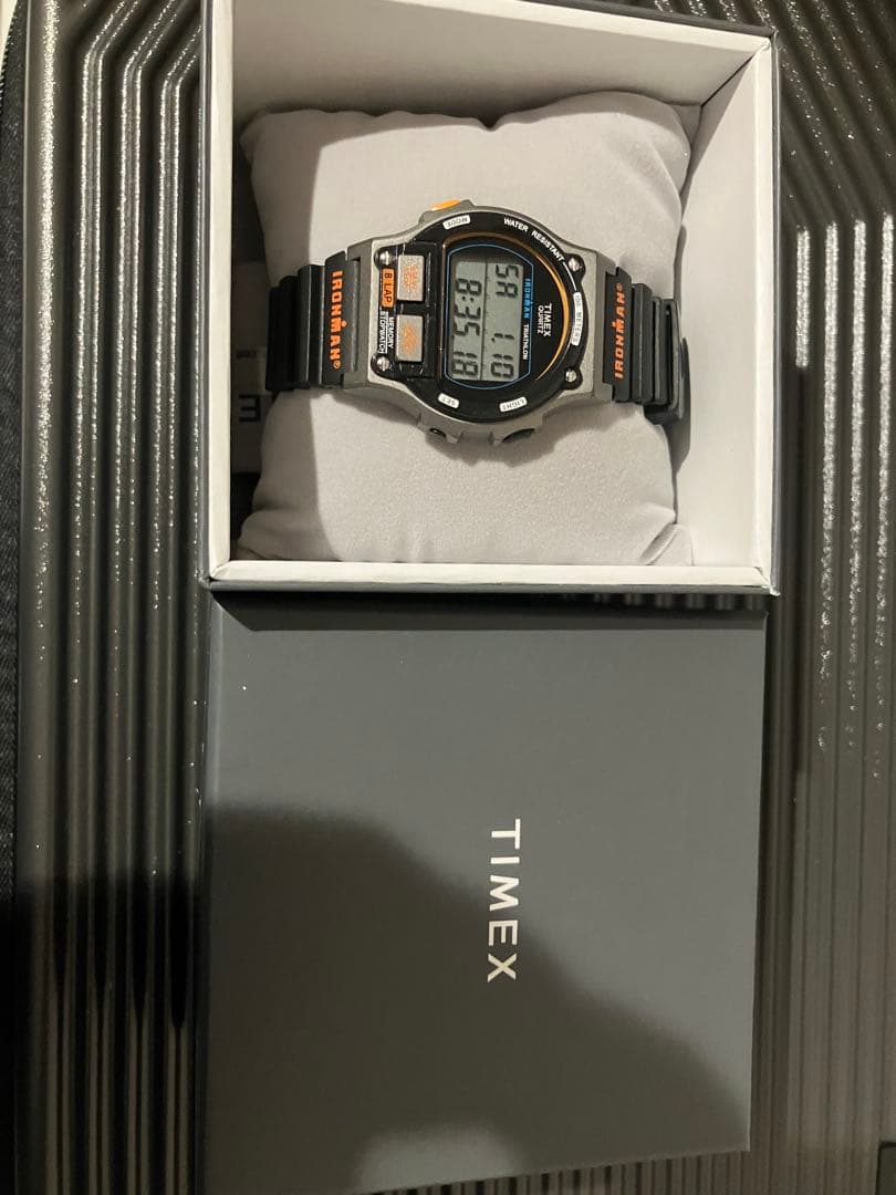 TIMEX IRONMAN デジタル腕時計 ブラック 8lap