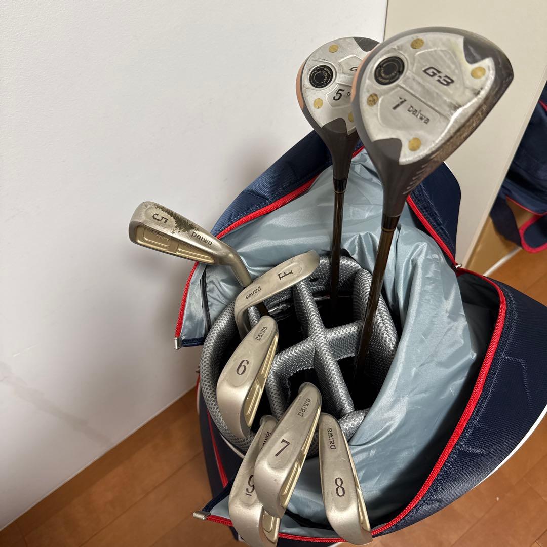 レディース ゴルフクラブセット ネイビー