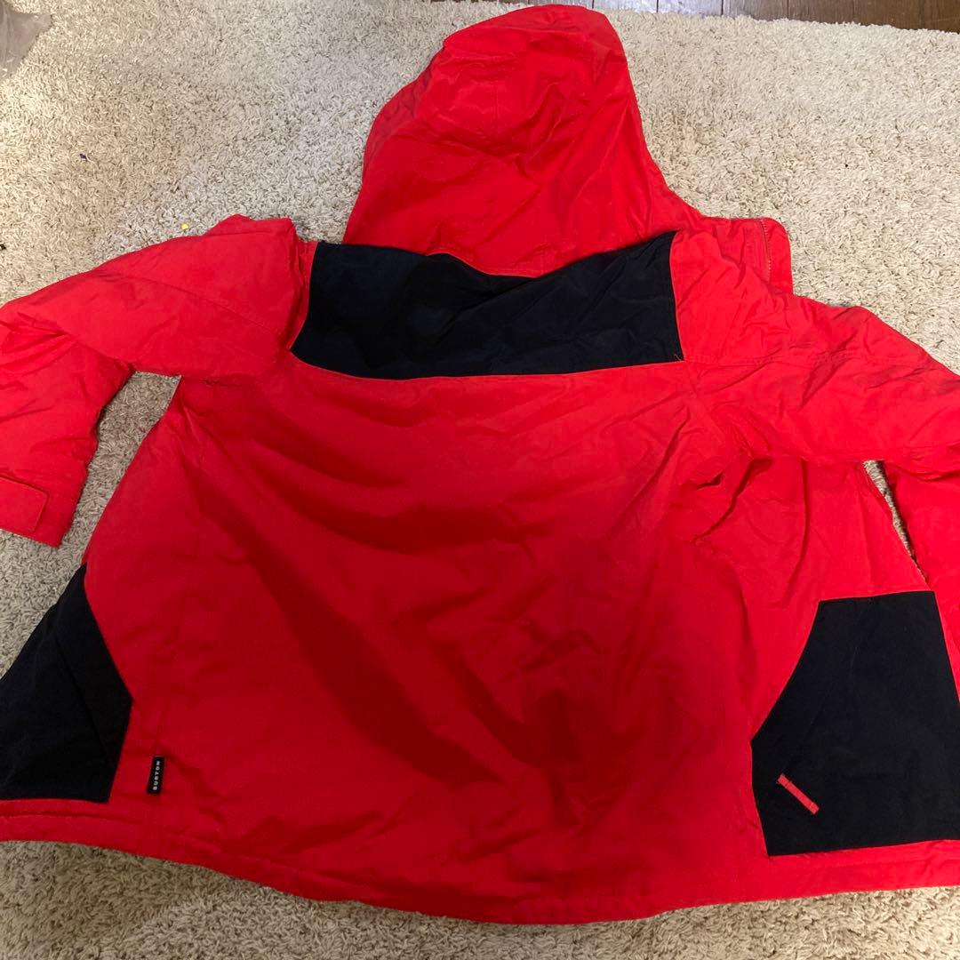 BURTON キッズスノーボードジャケット XL 赤黒