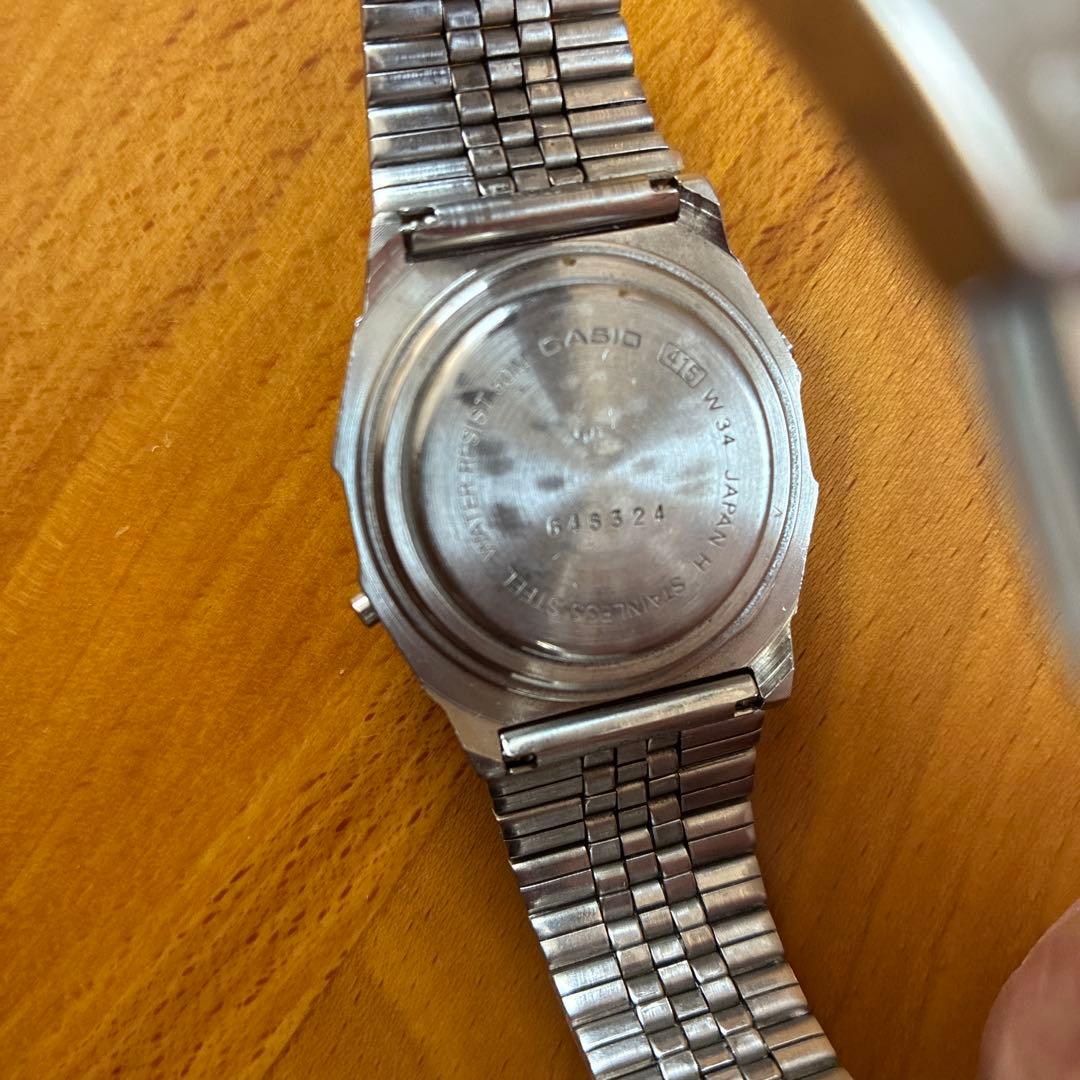 希少　カシオ　デジタルアラームクロノグラフ　「415w34ブルーバーモデル」