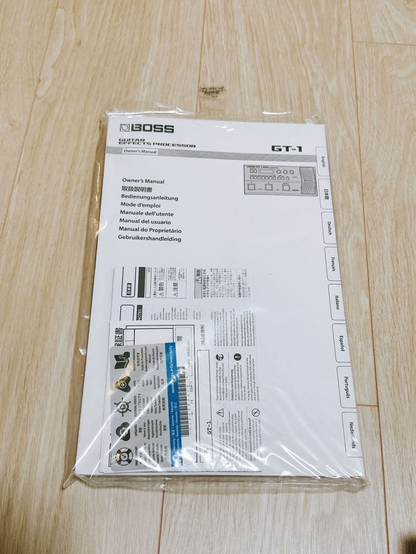 【純正アダプタ付】BOSS GT-1 マルチエフェクター　GT-1の教科書付