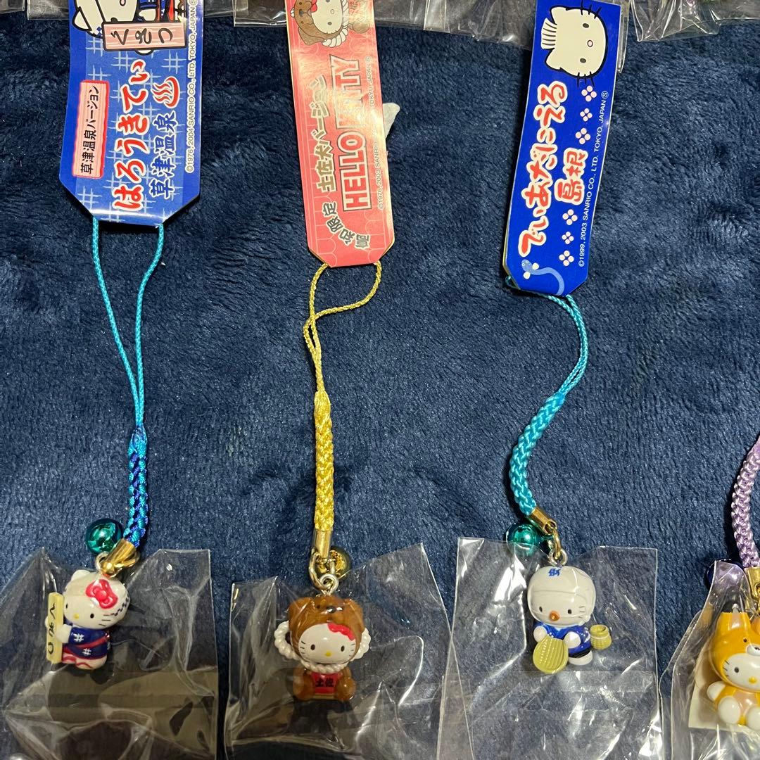 【新品未使用】ご当地キティ 根付け ストラップ 15個セット＋おまけ