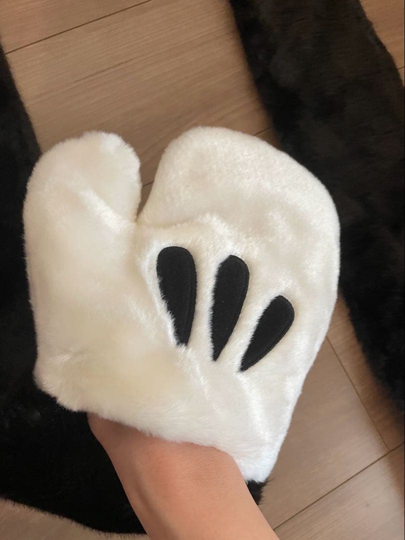 大人サイズ　ファンキャップ　ミニーマウスのマフラー