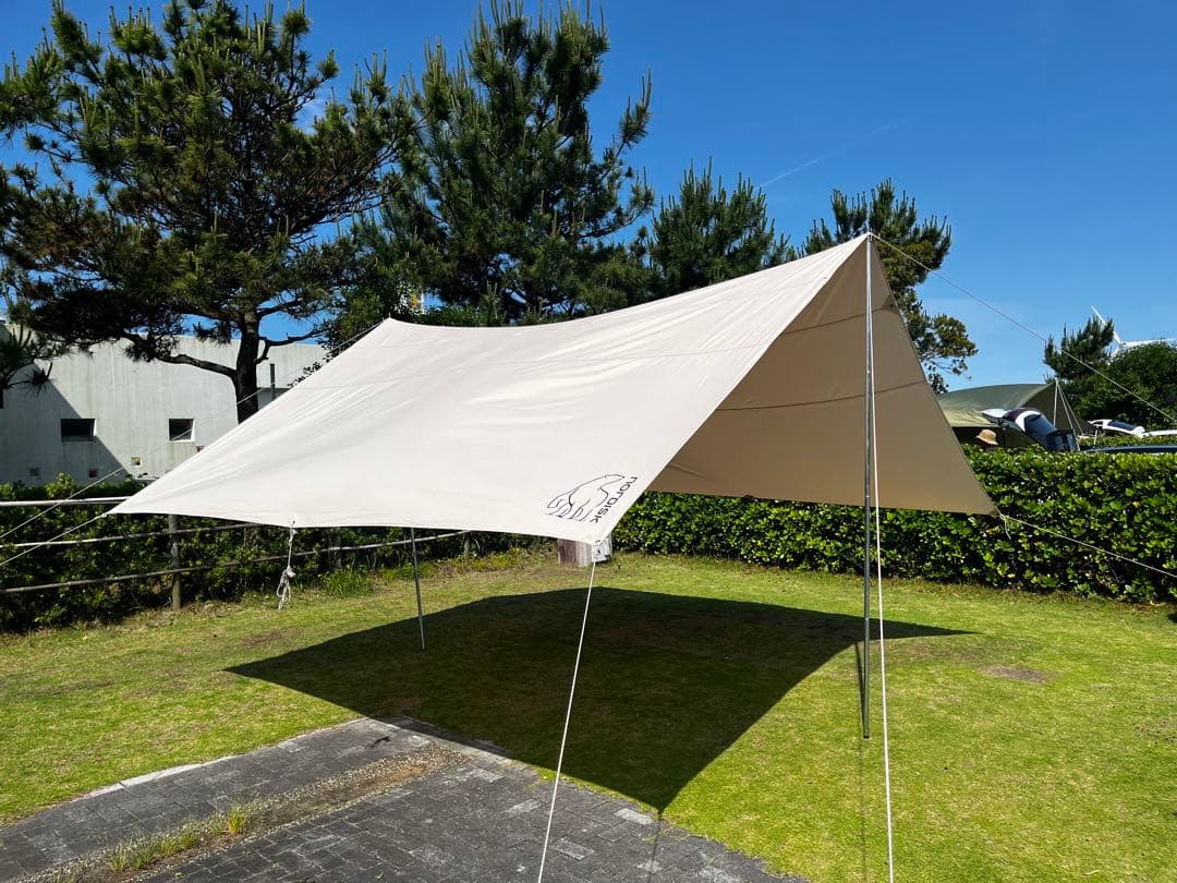 ノルディスク　アズガルド12.6 ジップインフロア＋自作グランドシート＋タープ