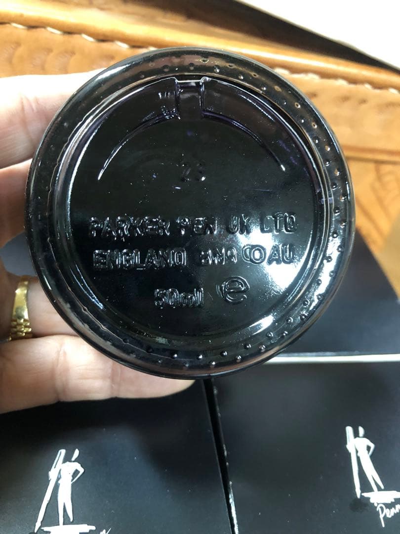 Parker Writing Ink Ebony 50ml 4本セット