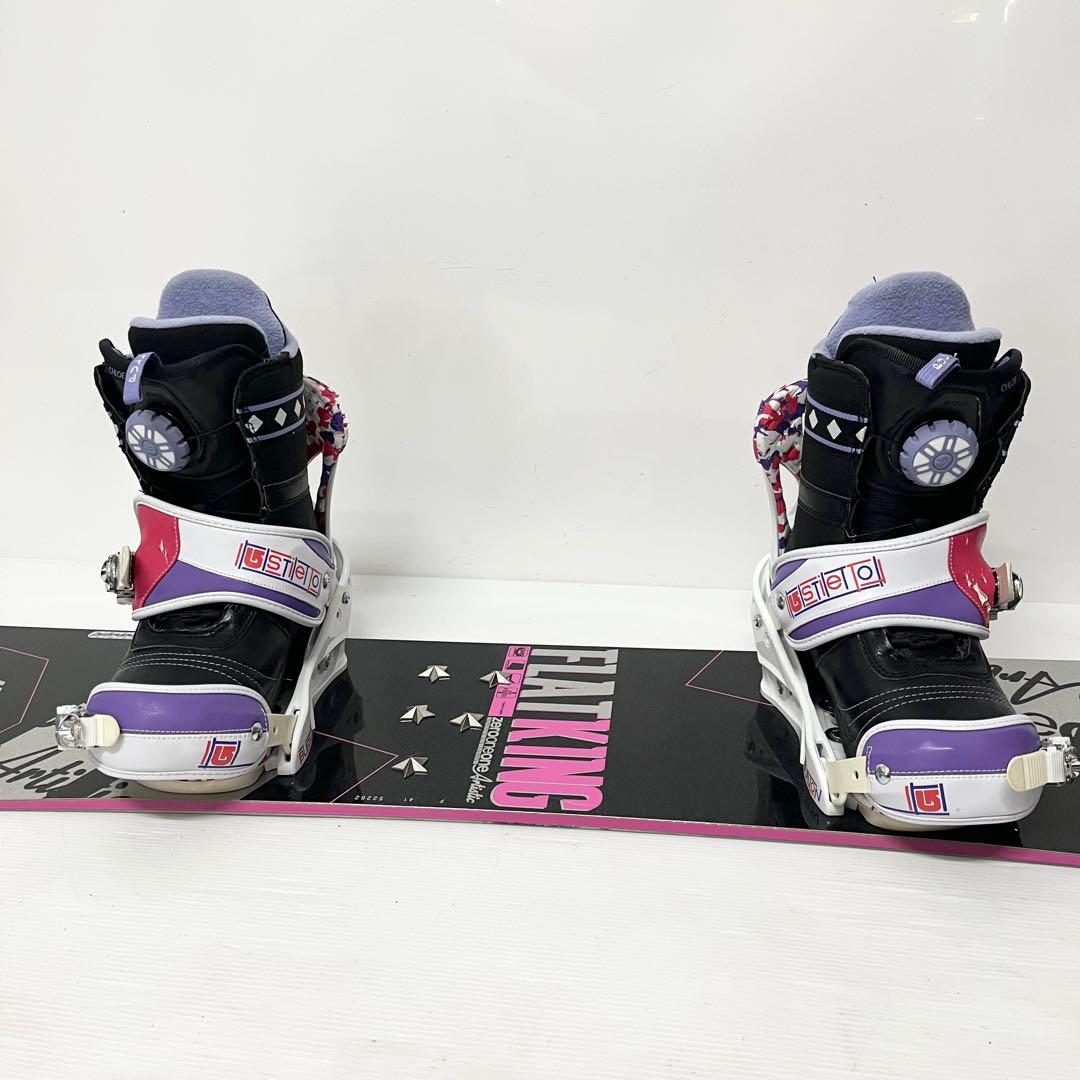 BURTON 011 FLAT KING レディース スノボセット　スノーボード