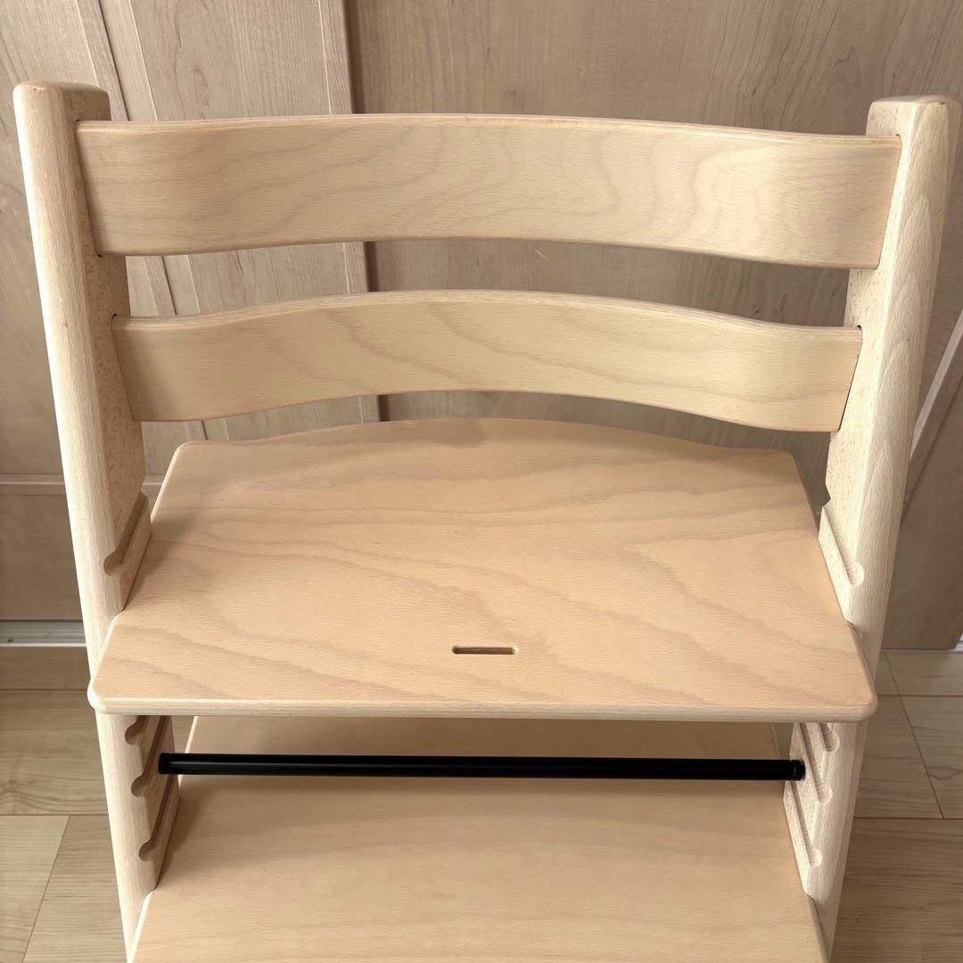 極美品‼︎ストッケ トリップトラップ ホワイトウォッシュ 新型 シリアルナンバー6