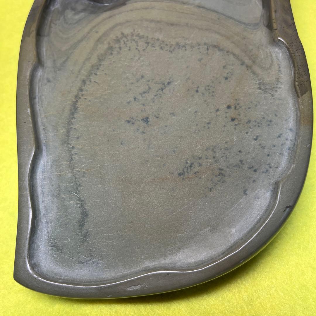 ⭕️宮崎県延岡　相馬羊堂　蛙彫刻硯　紅渓硯　極珍品　21cm超　女性好み