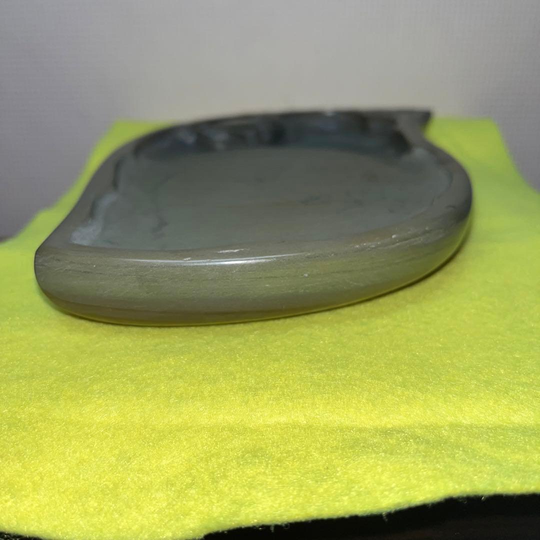 ⭕️宮崎県延岡　相馬羊堂　蛙彫刻硯　紅渓硯　極珍品　21cm超　女性好み