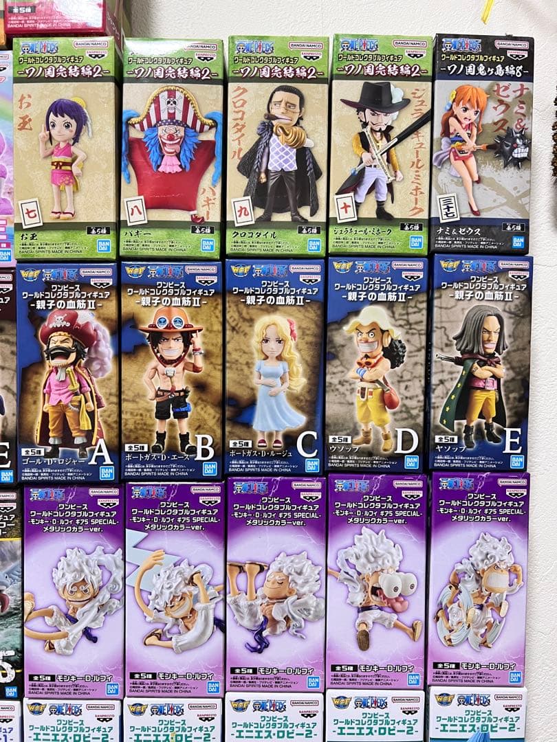 ワンピースワールドコレクタブルフィギュアWCF未開封品91個
