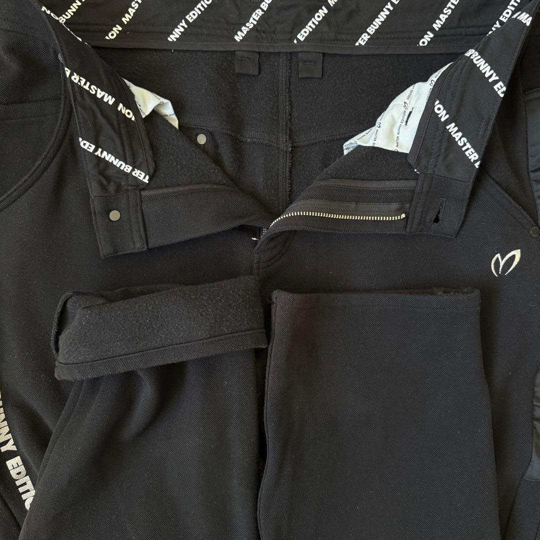 裏起毛　現行モデル　マスターバニー　パンツ　XXL〜4L相当 黒　ブラック　秋冬