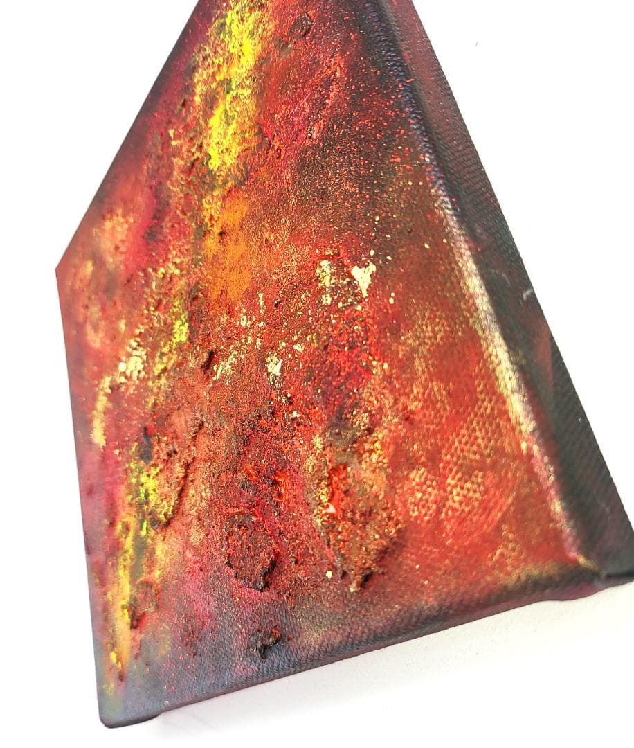 【専用】地中の鼓動/ テクスチャーアート 18×18㎝ S0 モダンアート