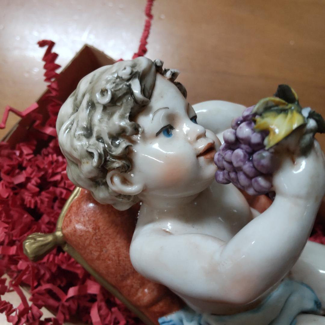イタリア　エンゼル　飾りもの　置き物　秋