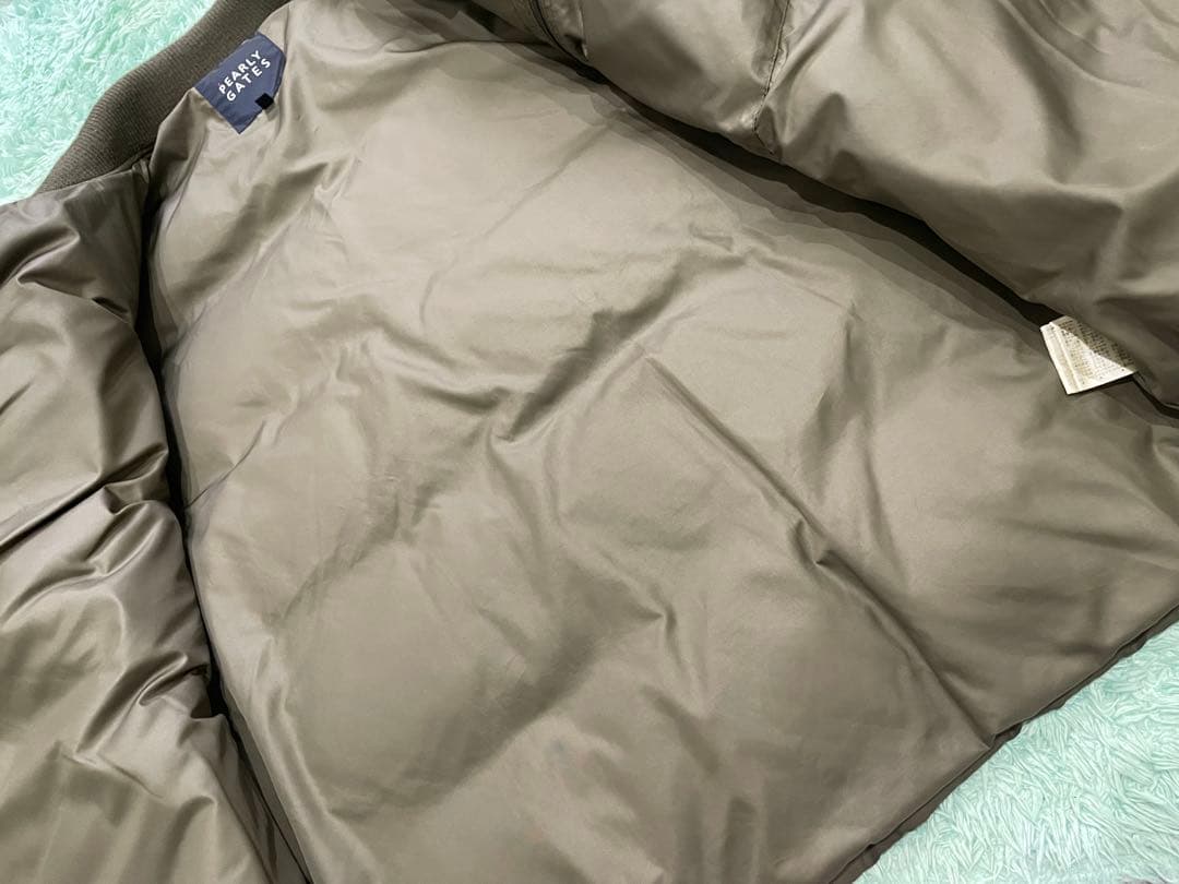 パーリーゲイツ　サイズ4 チャコール　ダウンジャケット　美品