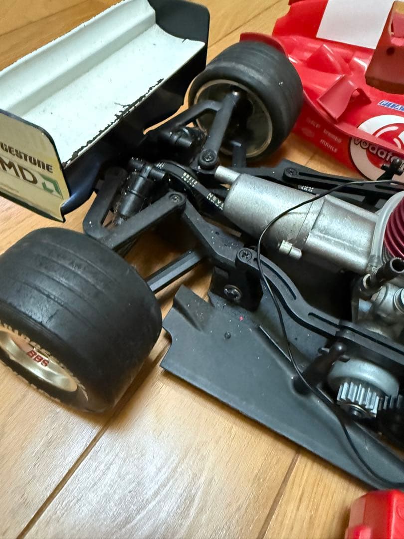 ディアゴスティーニ 週刊フェラーリラジコンカー F2004 オプションパーツ有り