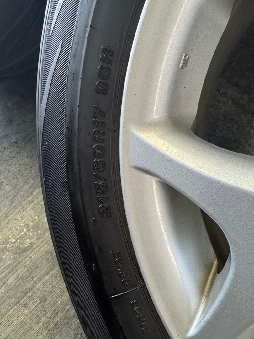 17インチ ホイールセット ブリヂストンREGNO トヨタ　エスティマ50系純正