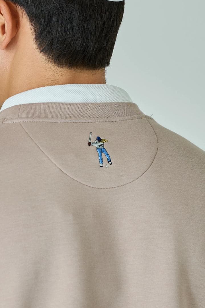 【EASTSIDE GOLF 】LS DOUBLE KNIT CREW