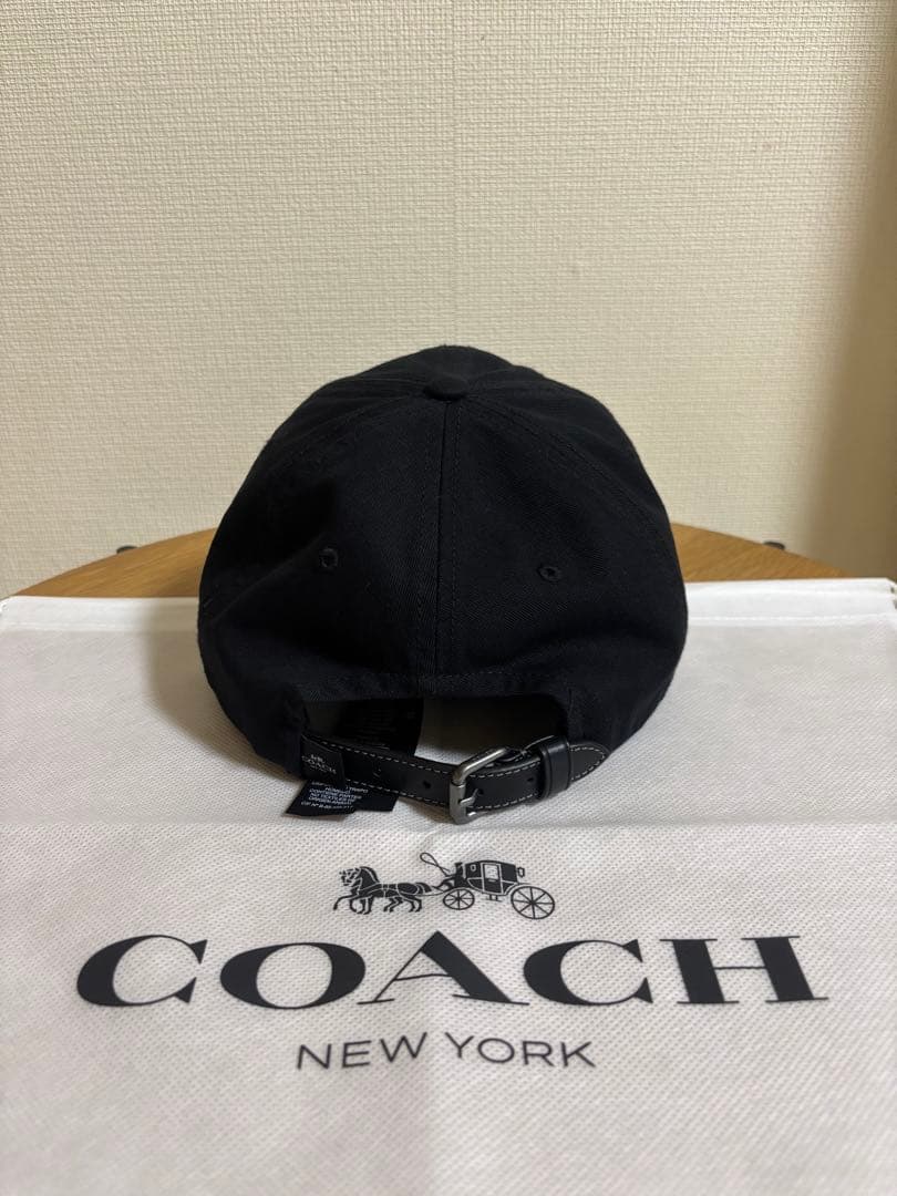 COACH ブラック レキシー　キャップ