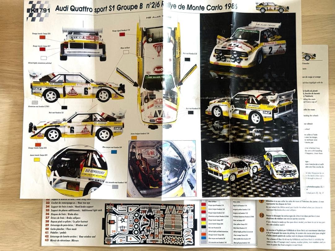 1/43キット プロバンスムラージュ アウディ S1 Gr.B 1986