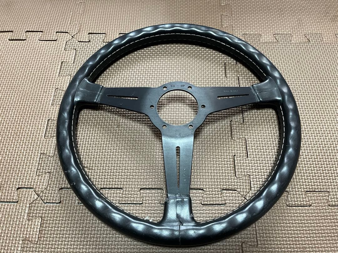 当時物 ナルディ クラシック ブラック レザー