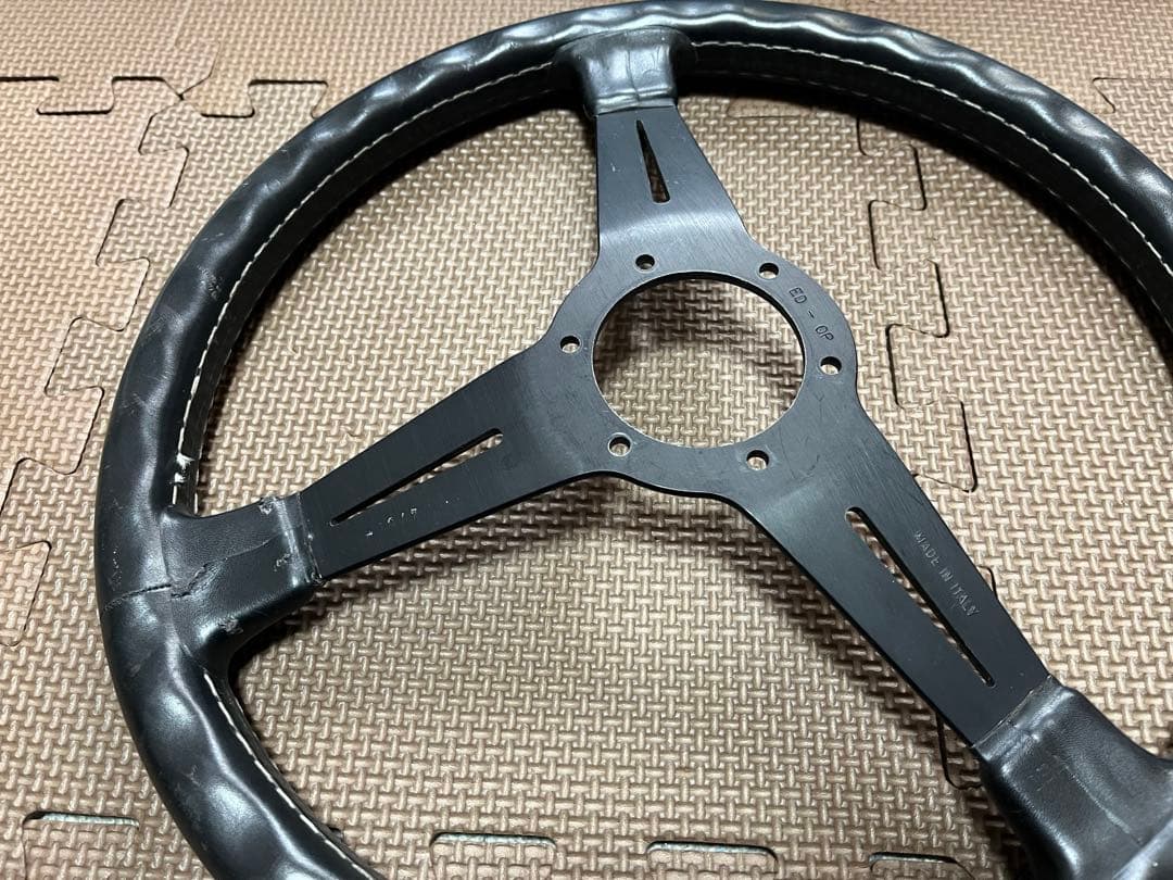 当時物 ナルディ クラシック ブラック レザー